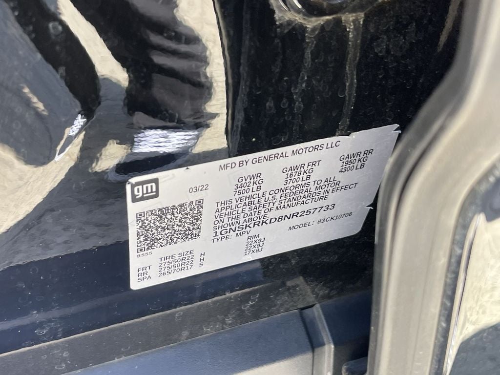 2022 Chevrolet Tahoe RST