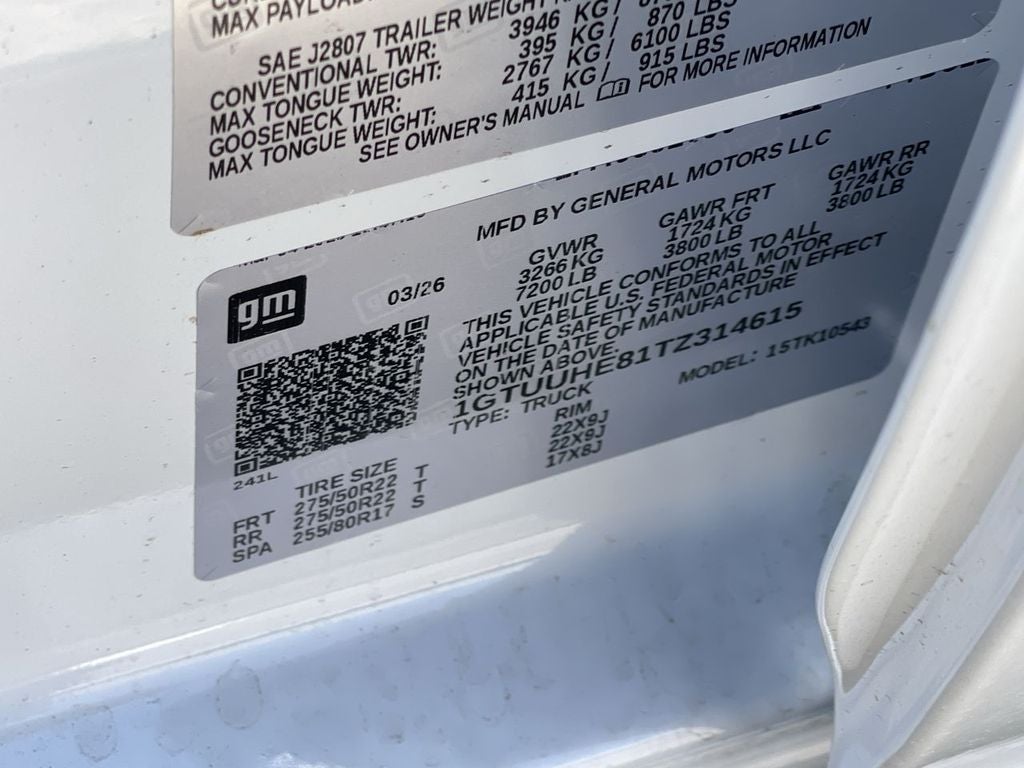 2026 GMC Sierra 1500 Denali Ultimate