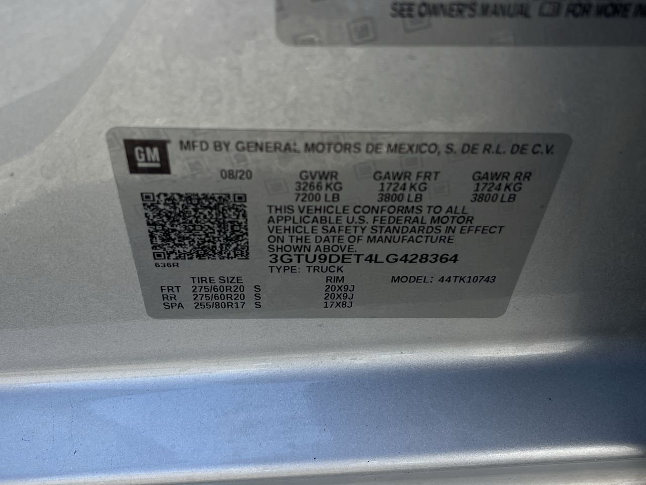 2020 GMC Sierra 1500 SLT