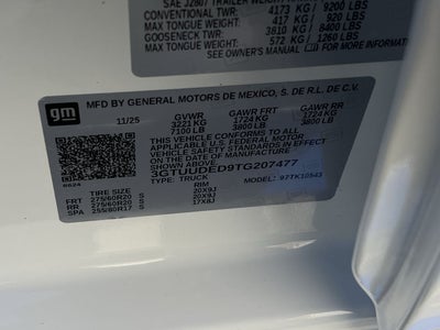 2026 GMC Sierra 1500 SLT