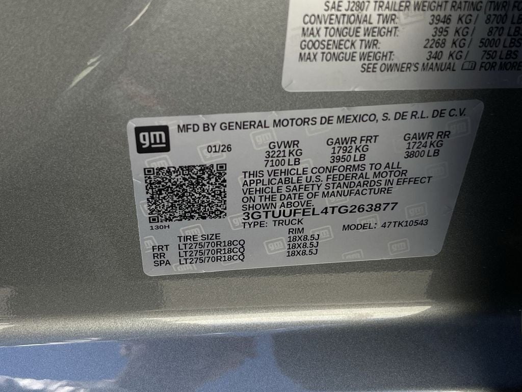 2026 GMC Sierra 1500 AT4X