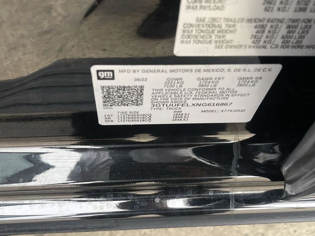 2022 GMC Sierra 1500 AT4X