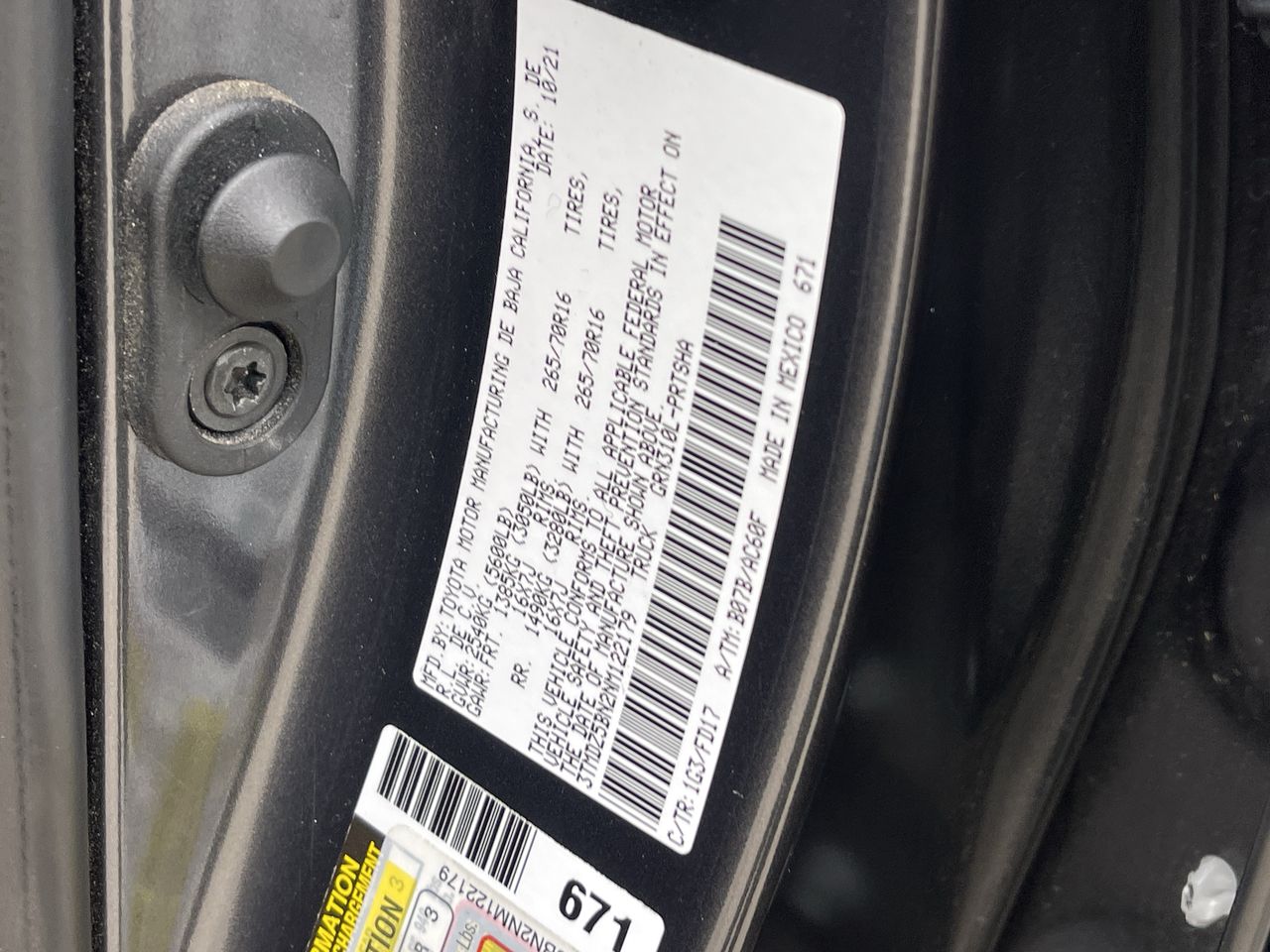 2022 Toyota Tacoma 4WD SR5