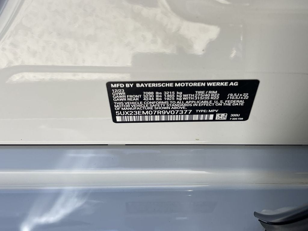 2024 BMW X7 xDrive40i